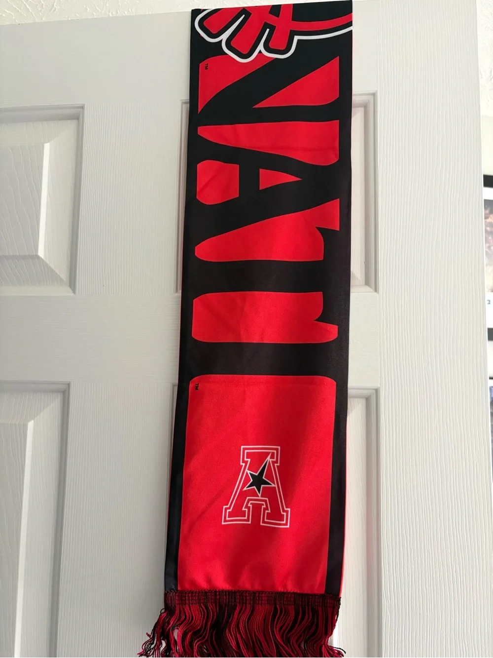 Red University of Cincinnati Soccer Scarf